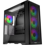 Caso PC Evolveo Rhino ATX ARGB 4 ventole 120mm vetro temperato