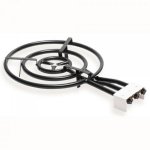 Paella Brenner BRIEBE MOD600 drei Ringe 60 cm emaillierter Stahl Gas Butan