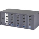 Interruttore KVM SpeaKa Professional 4 porte HDMI 2.0b 4K60