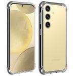 Funda para móvil Akashi ALTCS25FEAG TPU Transparent mit verstärkten Ecken für Galaxy S25 FE