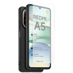 Capa para telemóvel Made for Xiaomi WICASETPUREDMIA5N2 TPU e vidro temperado para Redmi A5