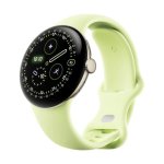 Google Pixel Watch 4 LTE 41mm Oro Champagne Cinturino Verde Lime S/L IP68 SpO2 Cardio