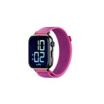 SaveFamily SaveWatch Plus 2 4G GPS 1,85'' Noir Bracelet Framboise IP68 SOS