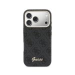 Guess Logo Script Schwarze Hülle Kompatibel MagSafe für iPhone 17 Pro Max