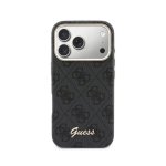 Guess Logo Script Schwarze Hülle Kompatibel mit MagSafe für iPhone 17 Pro