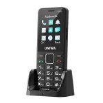 Lipa Uniwa V2000 4G 2,4 polegadas Teclas Grandes Som Potente Base de Carga