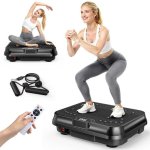 Vibrationsplattform HomeFitnessCode 1-250 Stufen Touch-LED-Display 150 kg