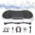 Plataforma Vibratoria de Fitness HomeFitnessCode con 99 Niveles Bluetooth y Pantalla Táctil