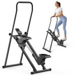 Faltbarer Stepper Treppen-Design HomeFitnessCode LCD 120 kg Schwarz