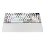 Clavier ASUS ROG Azoth 96 HE magnétique avec OLED, RGB et connexion tri-mode QWERTZ allemand