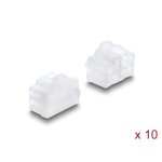 Copertura antipolvere RJ45 Delock femmina Silicone Trasparente 10pezzi
