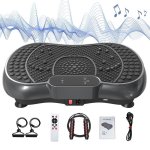 Plataforma vibratoria de fitness HomeFitnessCode 99 niveles Bluetooth mando a distancia