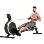 Rameur Magnetique Domestique HomeFitnessCode 16 Niveaux LCD