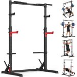 Rack squat multifonction HomeFitnessCode 300 kg hauteur ajustable
