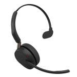 Jabra Evolve3 65 kabellose Bluetooth Headsets mit adaptiver Geräuschunterdrückung, Mikrofon, Teams, schwarz