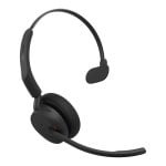 Cuffie Jabra Evolve3 45 wireless Bluetooth per ufficio con cancellazione rumore nero