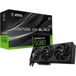 Carte graphique MSI GeForce RTX 5080 INSPIRE OC 3X 16 Go GDDR7 Reflex 2 RTX IA DLSS4 Raytracing