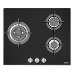 Placa de gas Svan SGW3602N 60 cm 3 quemadores Wok