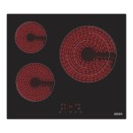 Placa de Vidrocerâmica Svan SV3602 60 cm Triple Corona Touch Preta