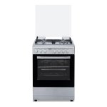 Cocina Mixta Svan SKMW4601X 60 cm 4 Quemadores Horno 56 l