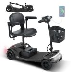 Scooter eléctrico Welltin S2 para adultos 250W 15km autonomía 136kg rojo