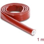 Manguito guia de cabos Delock vermelho 10 mm x 100 cm
