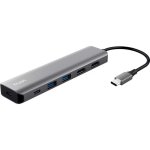 Station d'accueil Trust Dalyx 6-en-1 USB-C USB-A 3.0 HDMI double 85W