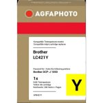 Cartucho de tinta AGFAPHOTO APB421Y amarillo compatible Brother DCP-J1050DW/J1140DW/J1800DW/MFC-J1010DW