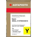 Cartucho de tinta amarilla AGFAPHOTO APET405XLYD compatible con Epson