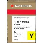 Cartucho de tinta AGFAPHOTO APHP712Y Amarillo compatible HP