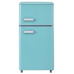 Frigorífico Mini Welltin Dos Puertas Defrost 91cm 72L E Cian