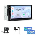 2DIN Autoradio JUNSUN CarPlay und Android Auto kabellos