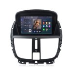 Autoradio JUNSUN para Peugeot 207 Android 15 2GB 64GB CarPlay GPS Bluetooth