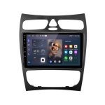 Autoradio JUNSUN Android 15 6+128GB CarPlay 9" para Mercedes Benz C/CLK/G