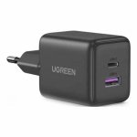 Fonte de Alimentação Ugreen X516 30W GaN USB-A e USB-C Compacta