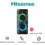 Colunas Hisense Party Thunder sem fios 620W com bluetooth 5.4 e LED