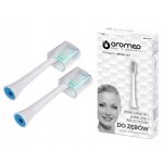 Cabezal de Recambio para Cepillo de Dientes Eléctrico Oromed ORO-SONIC Blancos Pack 2 Unidades