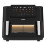 Airfryer Haeger AF-D10.010B Dubbele Mand 10L 2600W met Timer