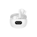 Auricolari Denver TWE-357 Bluetooth 5.3 wireless con cancellazione rumore bianco Bianco