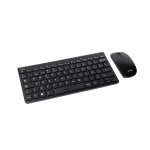 Teclado TooQ TQKMW-3101-B membrana compacto con ratón slim inalámbrico