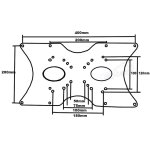 Placa Adaptadora Sistema Vesa Soporte Televisión