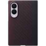 Magnetische Samsung Hülle Carbonfaser Lila für Galaxy Z Fold8