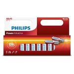Pile alcaline Philips LR6 AA 12 unités 1,5 V