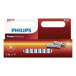 Pila Alcalina Philips PowerLife AAA 1.5V Pack 12 Unidades