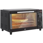 Mini Four de Table Welltin 800-088V90BK 9L 750W Minuterie Température Réglable Noir