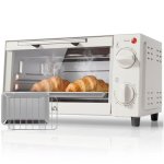 Horno Sobremesa Welltin T1008-01-05368 9L 35cm 750W Blanco Crema
