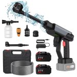 Hidrolavadora Autrucker 70 Bar 500W 6 en 1 Inalámbrica Portátil
