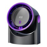 Mini Ventilatore da Tavolo Senza Pale Autrucker 110V 5 Velocità Silenzioso USB Display Digitale
