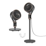 Ventilateur de Sol/Table Autrucker 40W 10" 12 Vitesses Télécommande Silencieux Oscillation