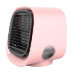 Mini Ventilateur Brumisateur USB Autrucker 5W 3 Vitesses Sécurité Compact Rose